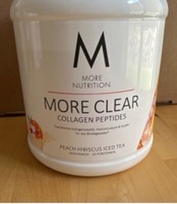 More Clear Collagen Peptides Peach Hibiscus Ice Tea