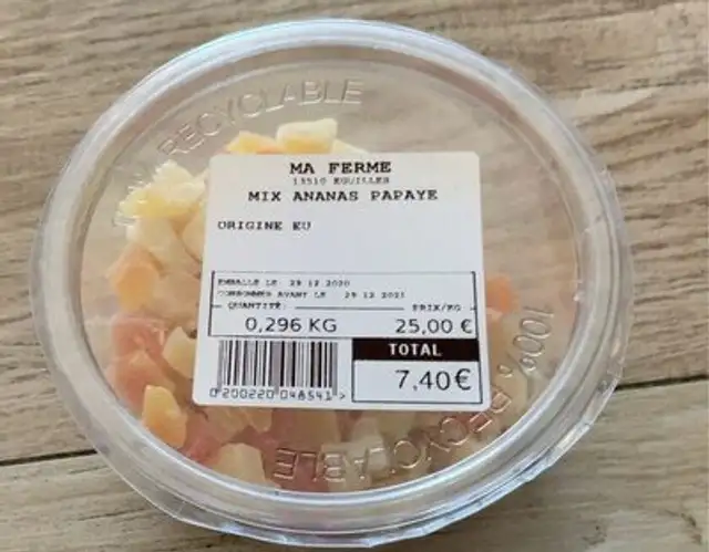 Fruits secs en mélange