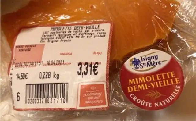 Mimolette demi vieille