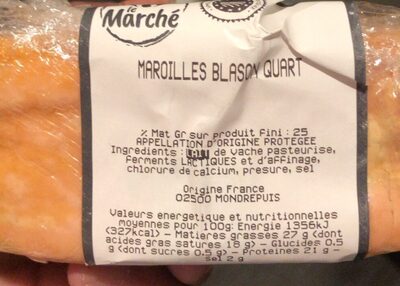 Maroilles blason quart