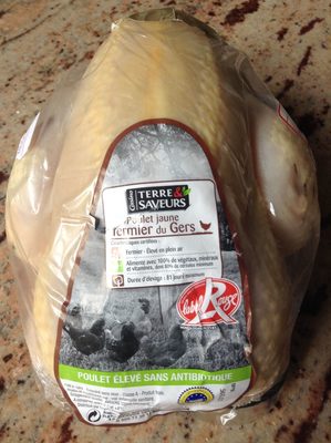 Poulet jaune fermier du Gers