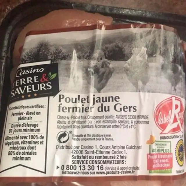Filet poulet fermier