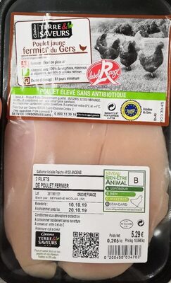 2 filets de poulets fermiers
