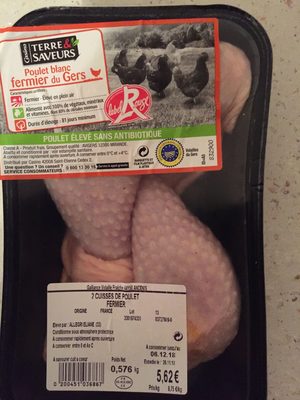 2 cuisses de poulet fermier