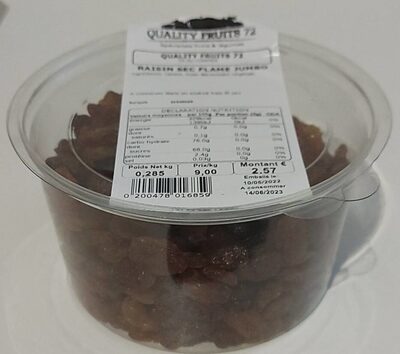 Raisin sec flame jumbo