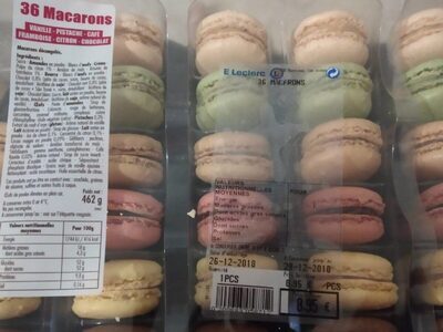 Macarons front packaging