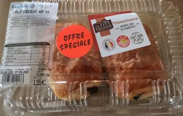 Pain chocolat AOP X4