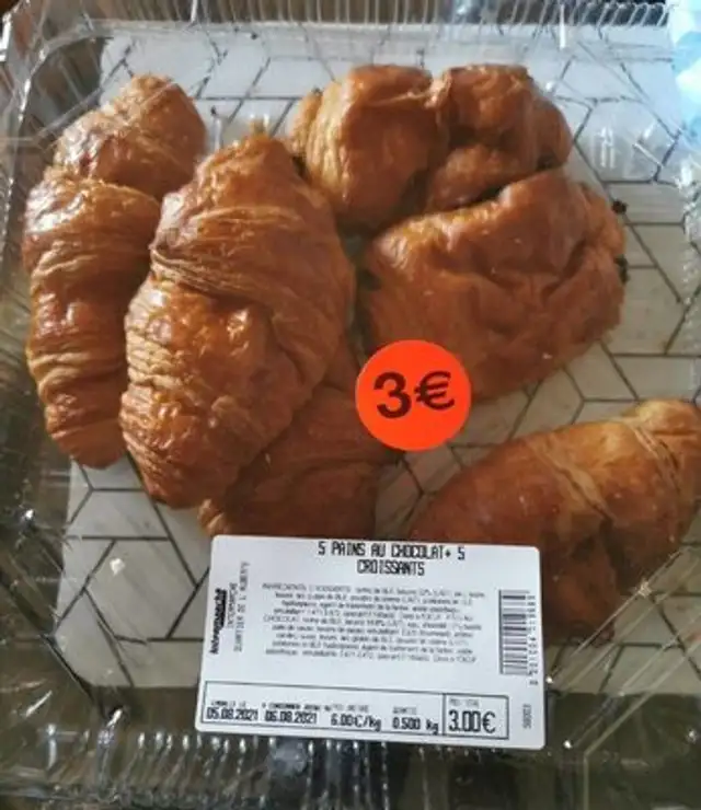 Croissants et pains au chocolat