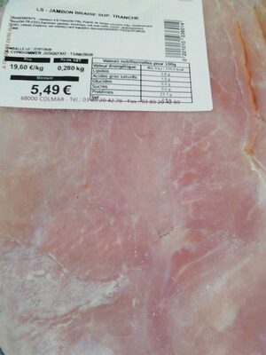 Jambon braisé supérieur