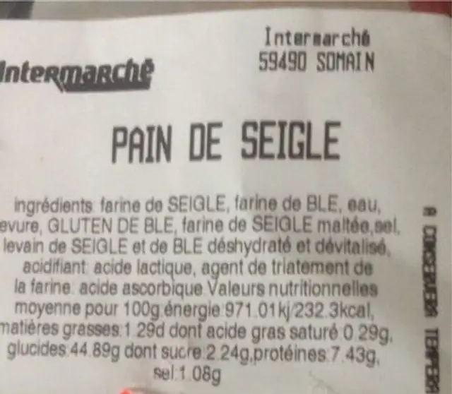 Pain de seigle