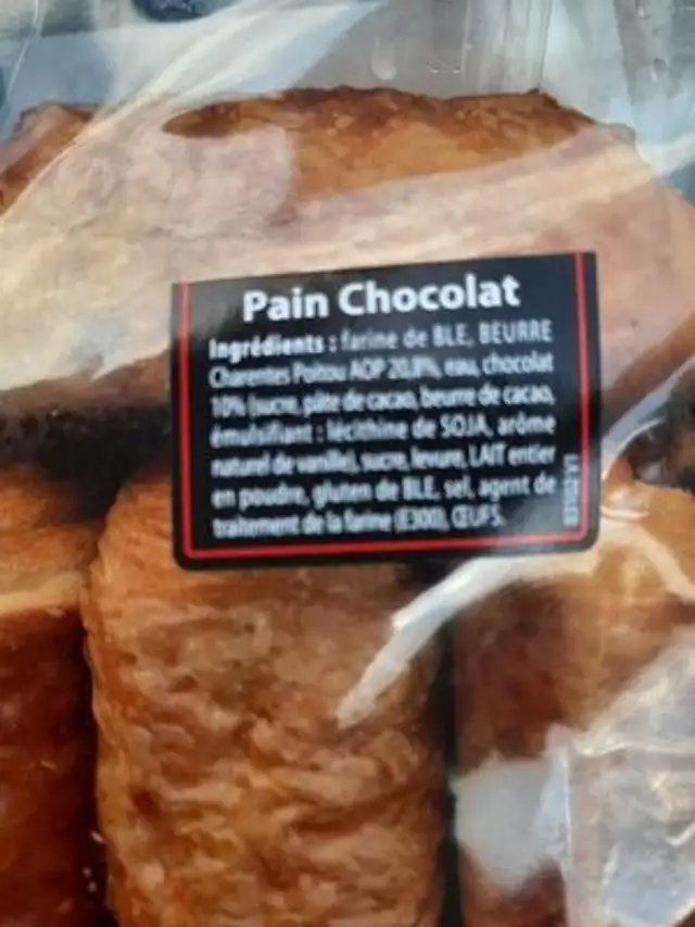 Pain au chocolat Beurre AOP