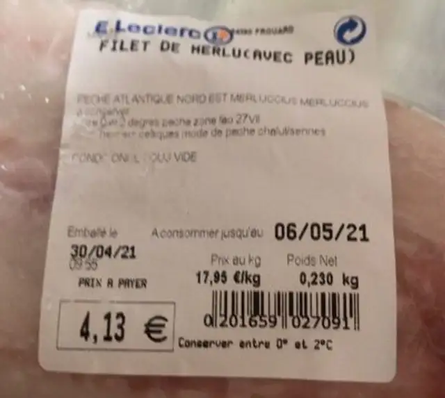 Filet de merlu