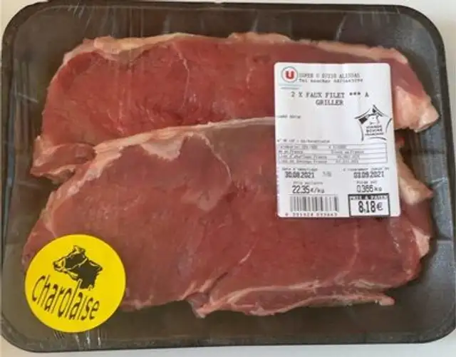 2 X faut filet*** a griller