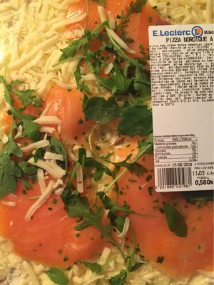 Pizza nordique a cuire