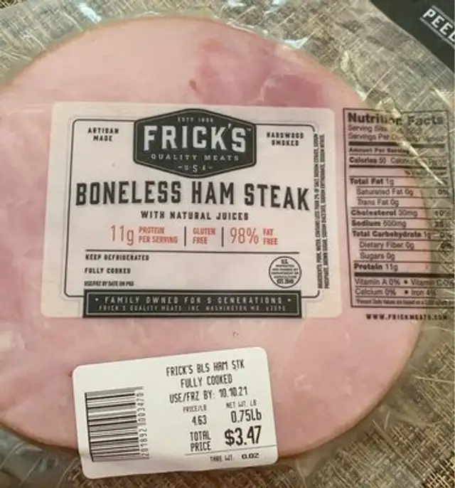 Boneless ham steak