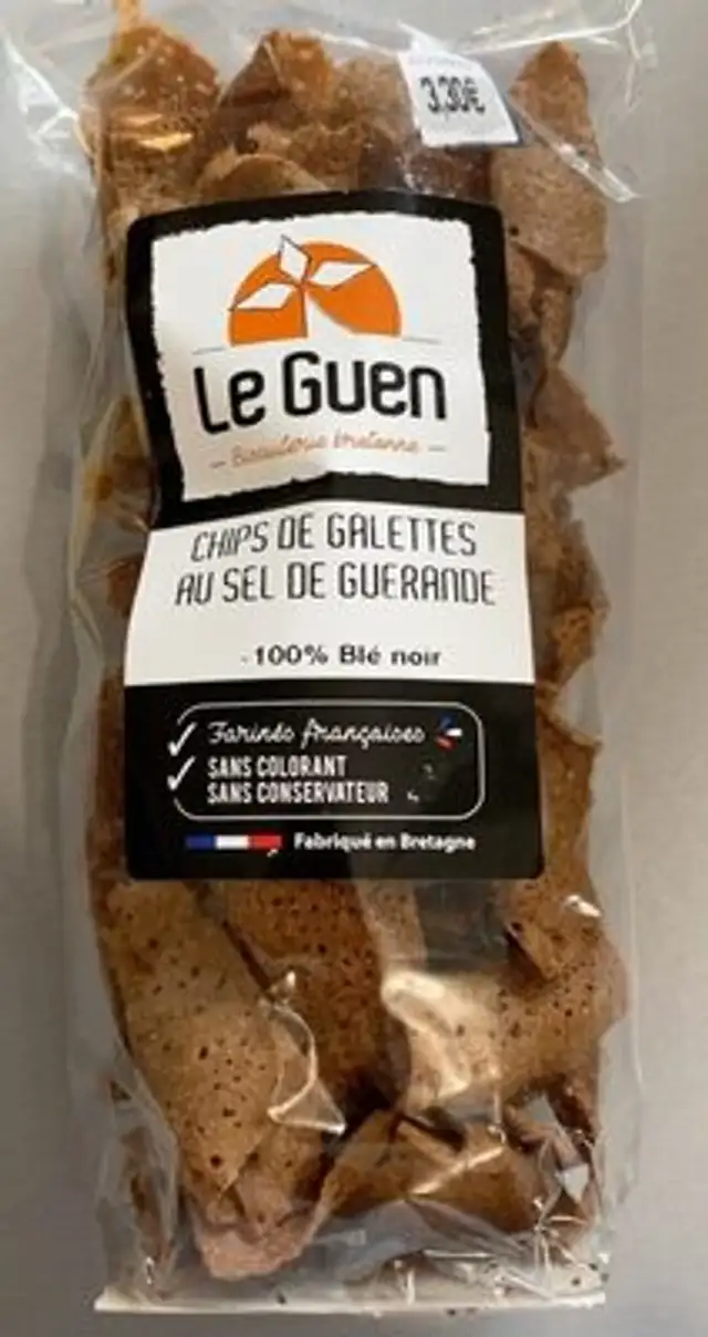 Chips de galettes au sel de gueràde