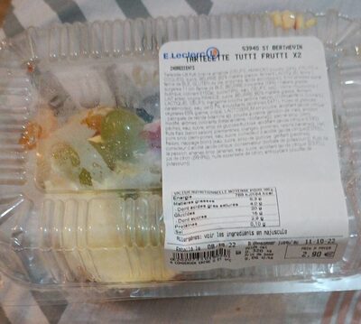 Tartelette Tutti frutti x2