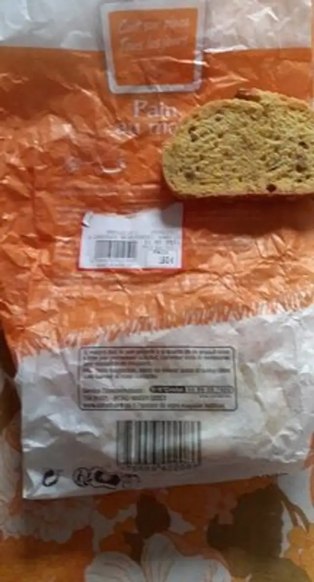 Pain mais nutrition facts table