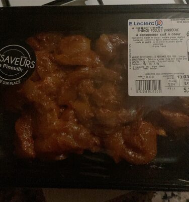 Émincés poulet barbecue