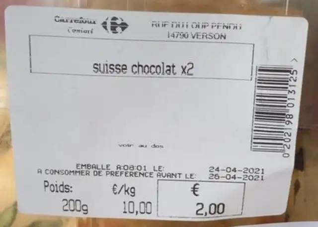 Suisse chocolat X2
