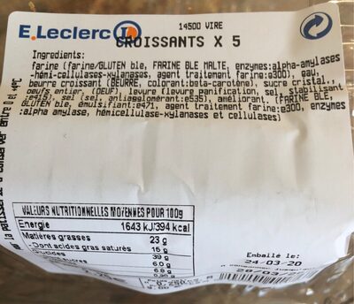 Croissants x5