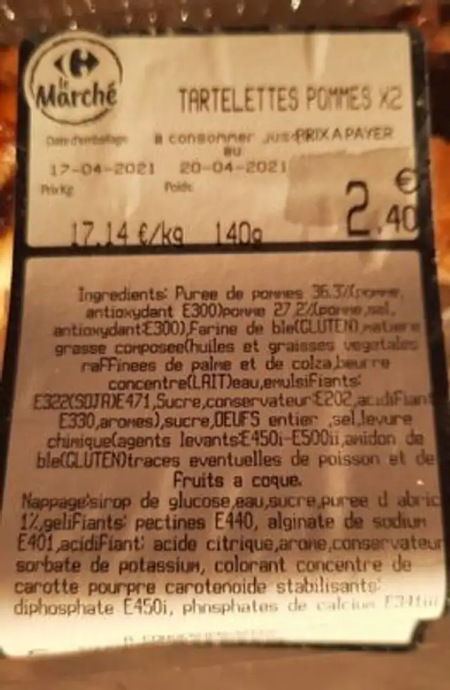 tartelette pommes