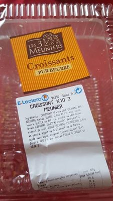 Croissant 3 meuniers  pur beurre
