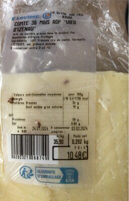 Comte 36 mois AOP vieux d’Izenave