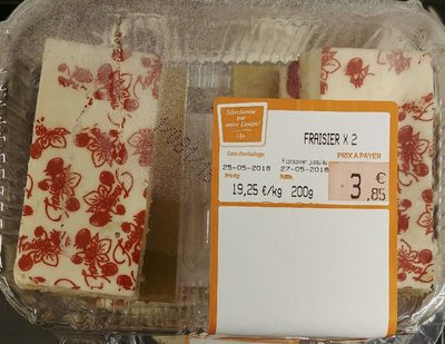 Fraisier x2 front packaging