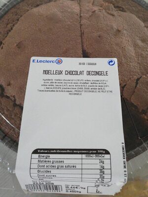 Moelleux chocolat