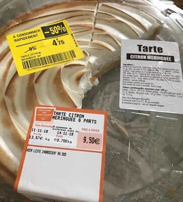 Tarte citron meringuée