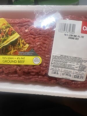 96% Lean Ground Beef