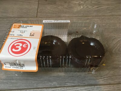 Coeur coulant au chocolat 90g x2