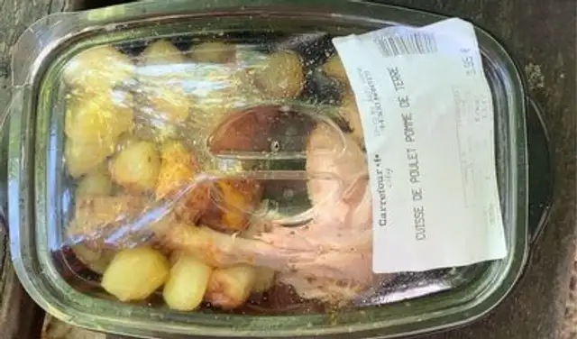 Cuisse de poulet pomme de terre