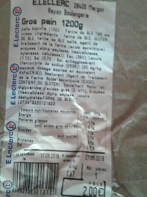 gros pain 1200g
