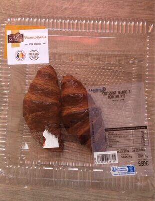 Croissant beurre 3 meunier x15