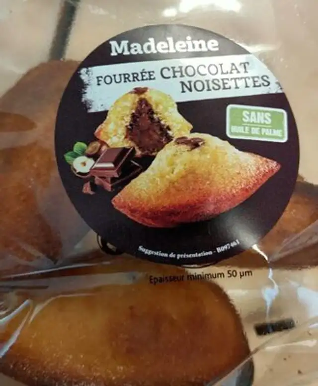 Madeleines fourrées