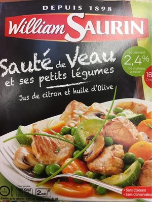 Sauté de veau et ses petits légumes