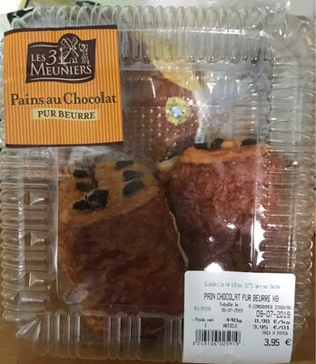 Pain chocolat pur beurre