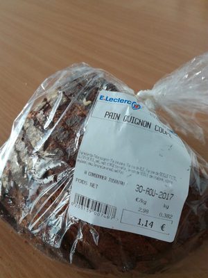 Pain Quignon coupé
