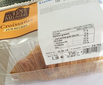 Croissants front packaging