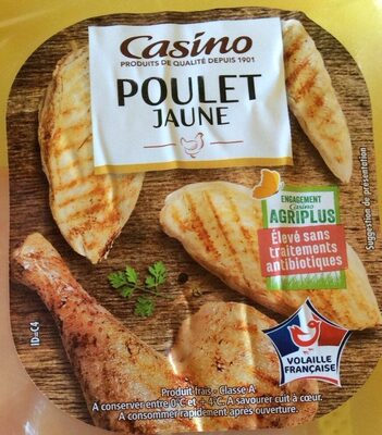 Poulet jaune front packaging