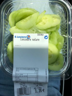 Concombre nature