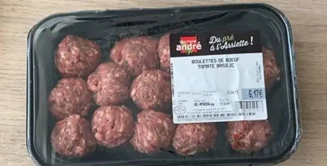 Boulette de boeuf tomate basilic