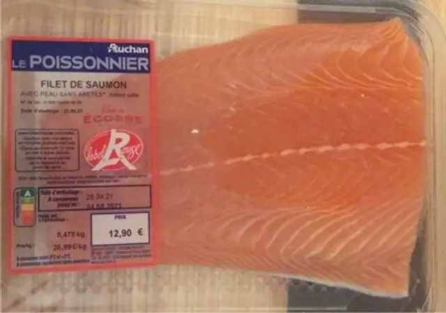 Saumon front packaging