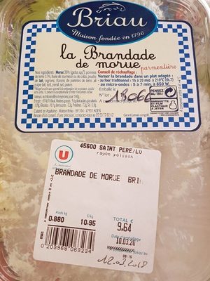 La Brandade de morue parmentière