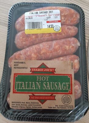 Hot italian sausage
