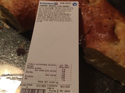 Couronne briochée fleur oranger