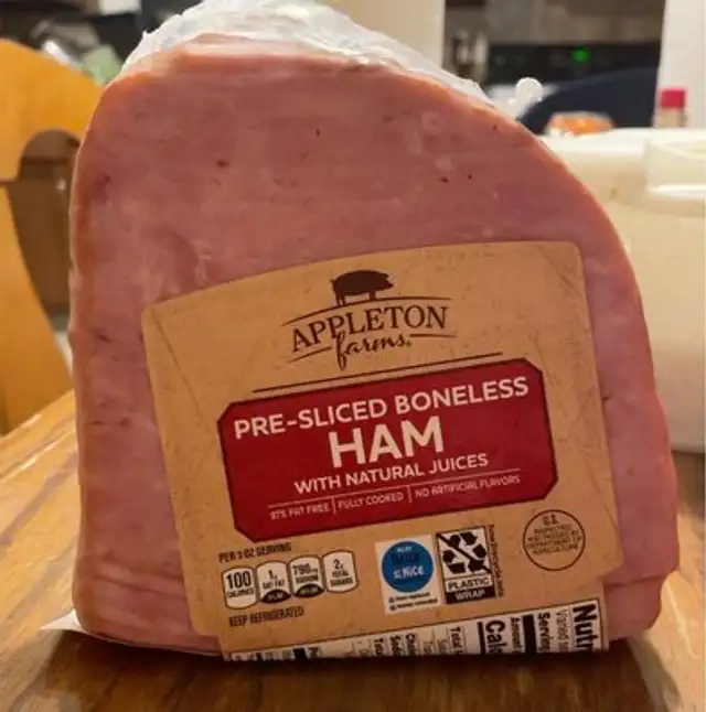 Pre-sliced bonless ham