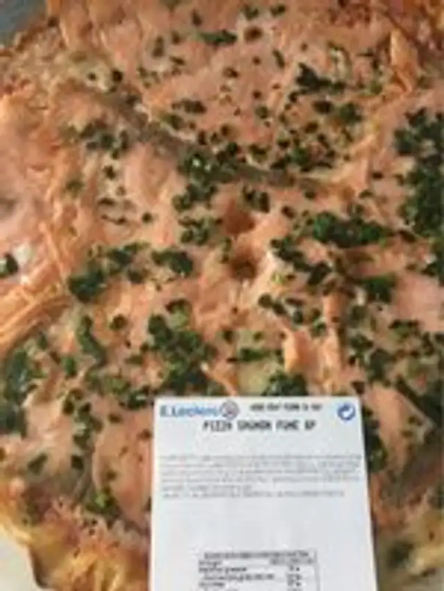 Pizza saumon fumé 6P